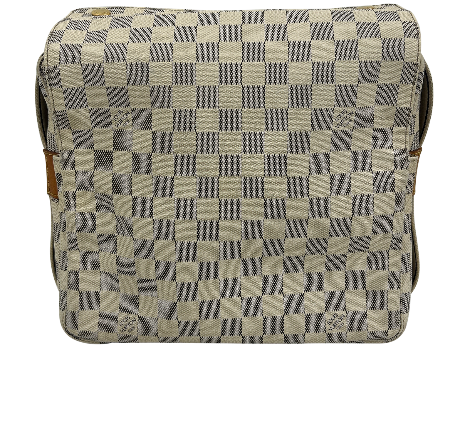 Naviglio Messenger, 490&euro;, Bolso, Azul/Blanco, Canvas - General, Vista trasera